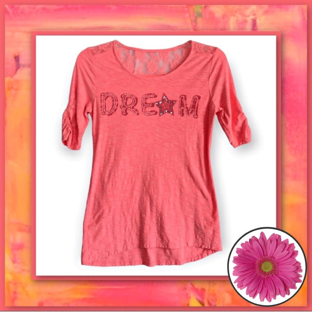 3/$10, 5/$15 - Basic Editions Lace Panel Tee